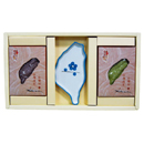 檜木台灣皂+抺草台灣皂+台灣皂盤
